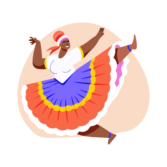 Cuban Dance, Performing, Artist, Choreography, Cultural illustration