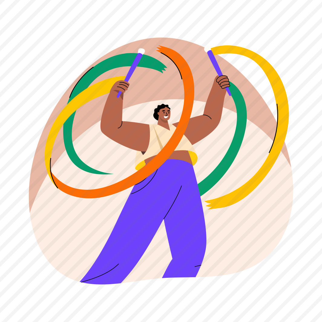 Festival Dance, Ribbon Dancing, Performing, Artist, Celebration preview