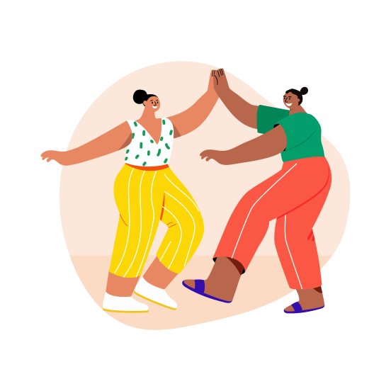 Happy Dancing, Performing, Artist, Choreography, Celebration illustration