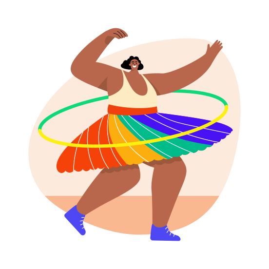 Hula Dance, Performing, Artist, Choreography, Female Dancer illustration