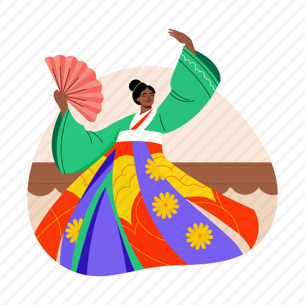 Korean Dancer, Traditional, Cultural, Performing, Artist, preview