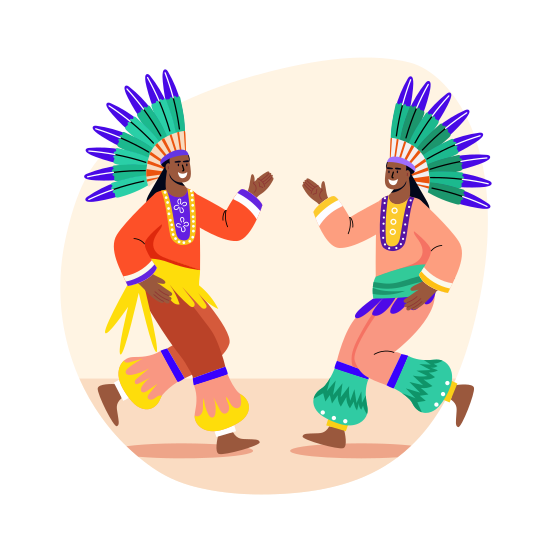 Native Dancer, Tribal, Performing, Artists, Choreography illustration