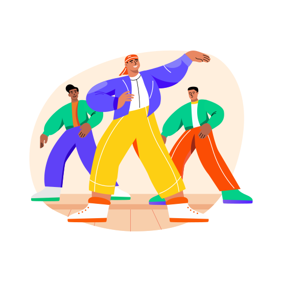 Pop Dancing, Performing, Artists, Choreography, Dance Group illustration