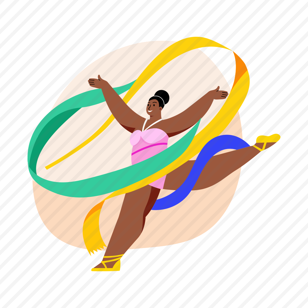 Ribbon Dance, Performing, Artist, Choreography, Female Dancer preview