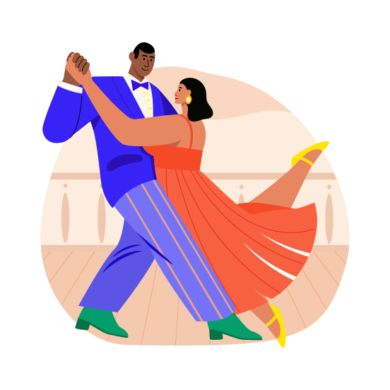 Tango Dance, Salsa, Performing, Artists, Choreography illustration