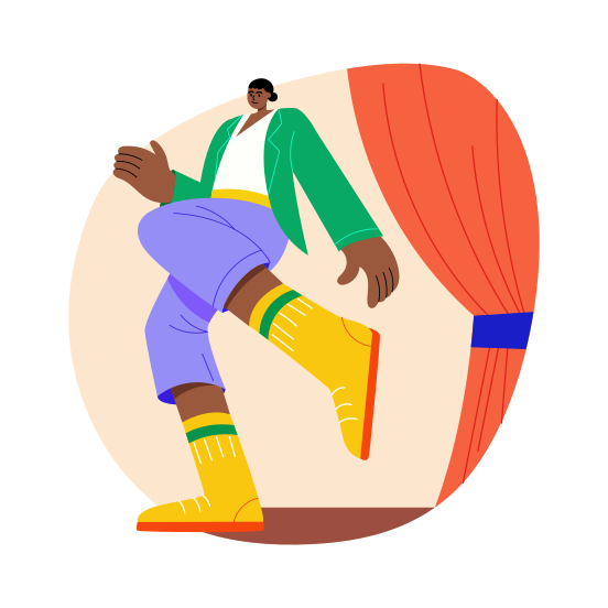 Tap Dance, Performing, Artist, Choreography, Solo Dancer illustration