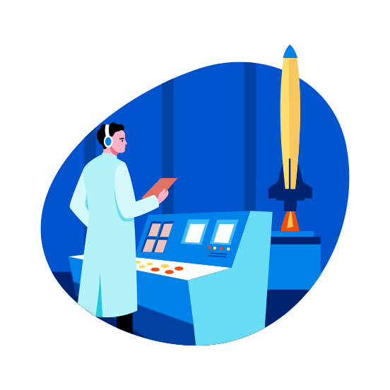 Aerospace Engineer, Aeronautical, Aerodynamics, Expert, Inspection, illustration