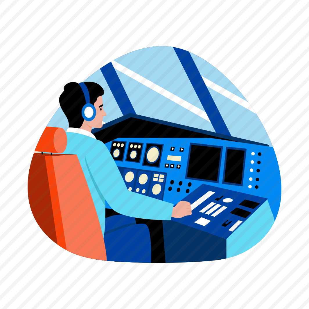 Aircraft Control, Operating, Aviation, Engineer, Professional preview