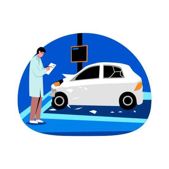 Car Testing, Technician, Engineer, Inspection, Analyst illustration