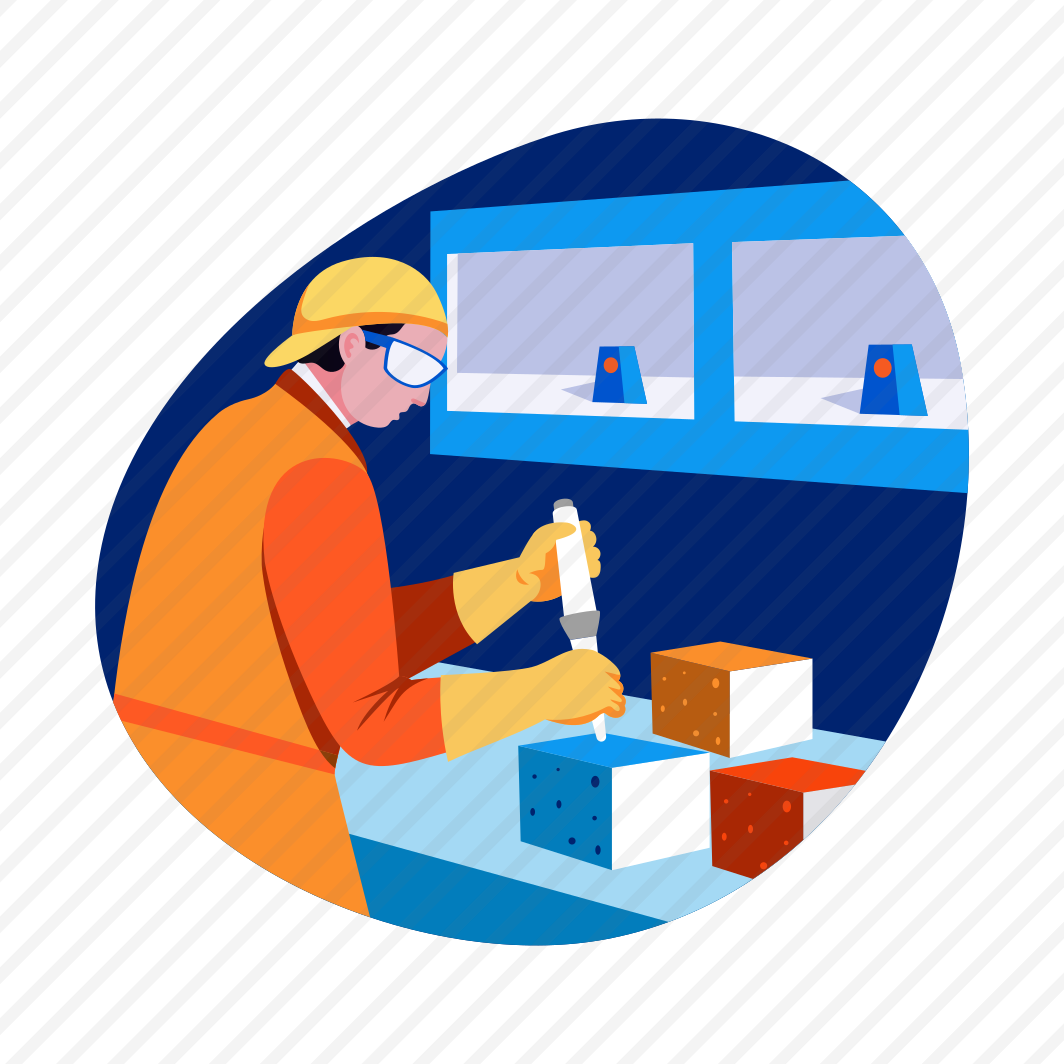 Concrete Testing, Architect, Civil Engineer, Construction, Worker preview