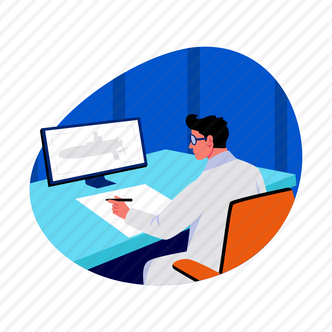 Submarine Engineer, Specialist, Expert, Naval Architect, Character preview