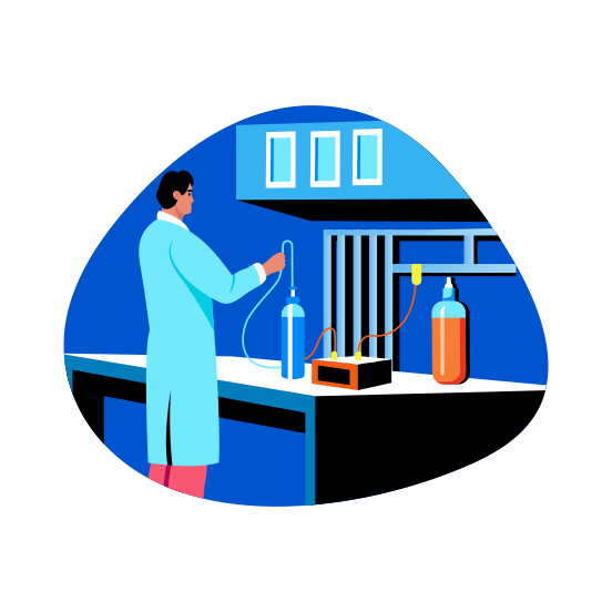 Water Purification, Refining, Engineering, Expert, Worker illustration