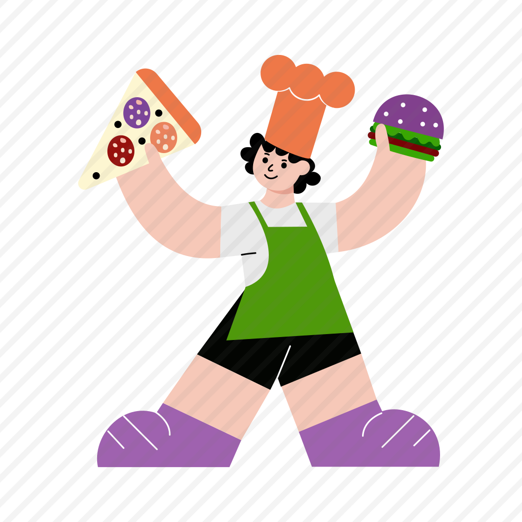 Chef, Cook, Kid, Pizza, Food preview