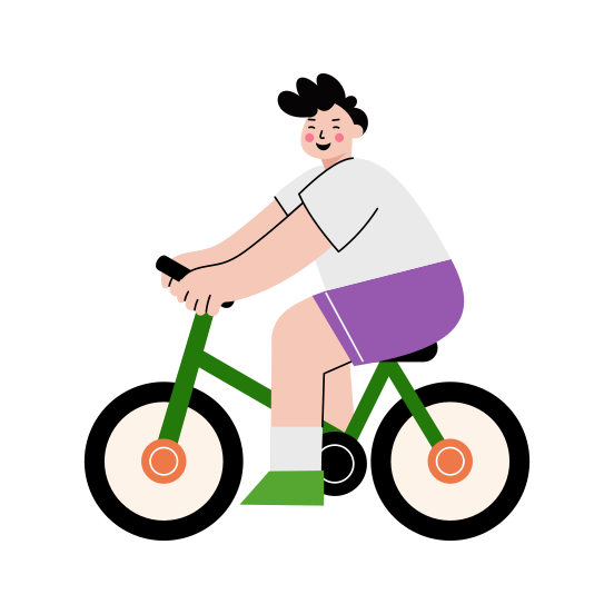 Cycling, Riding, Bicycle, Adventure, Outdoor illustration