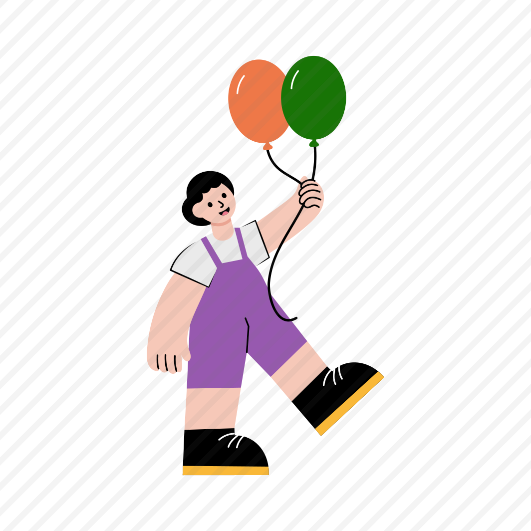 Holding Balloons, Festive, Playing, Celebration, Happy Kid preview