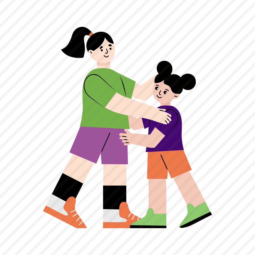 Hugging, Cuddling, Sibling, Affection, Embrace preview