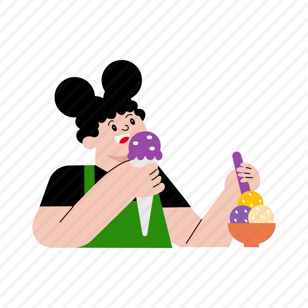 Ice Cream, Eating, Dessert, Sweet, Confectionery preview