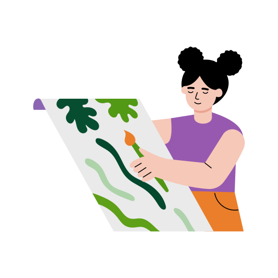 Painting, Artistic, Activity, Drawing, Sketching illustration