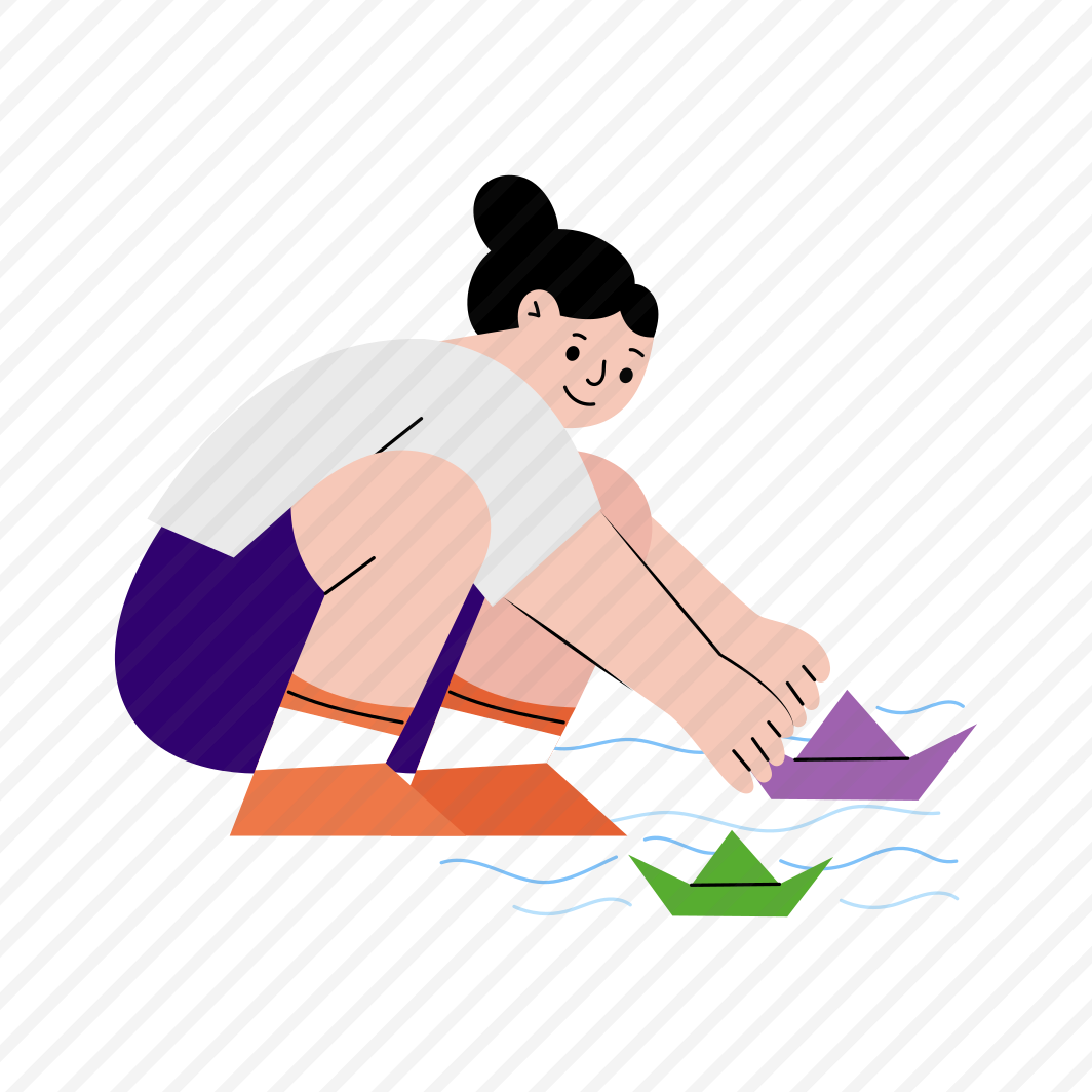 Paper Boats, Childhood, Memories, Playing, Fun preview