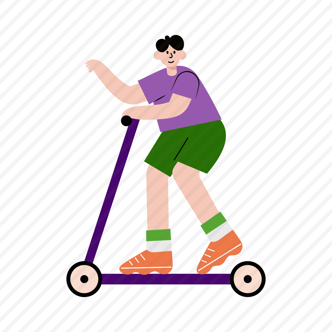 Riding Scooter, Travelling, Journey, Outdoor, Vehicle preview