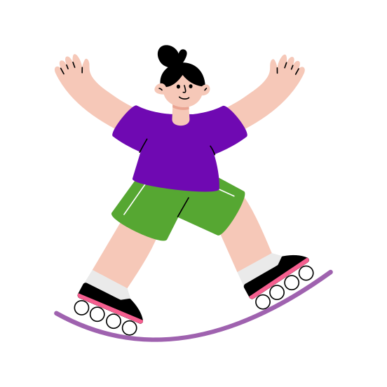 Skating, Adventure, Outdoor, Fun, Sport illustration