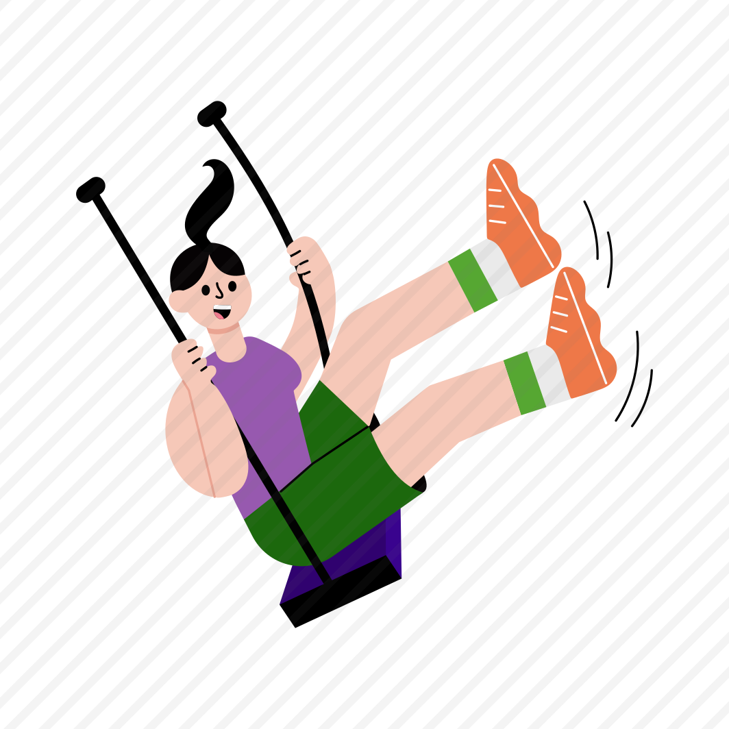 Swinging, Fun, Playing, Happy, Enjoying preview