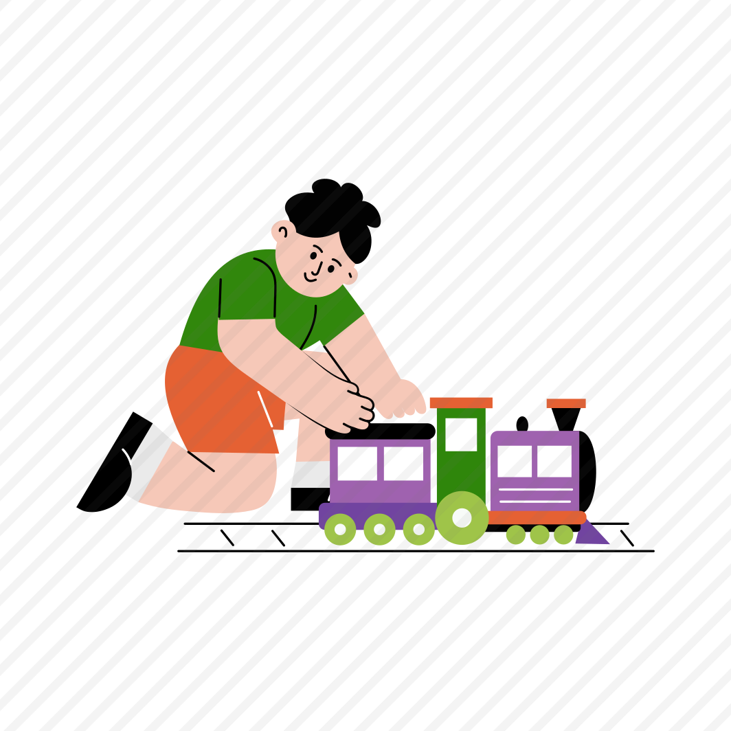 Toy Train, Playing, Childhood, Plaything, Fun preview