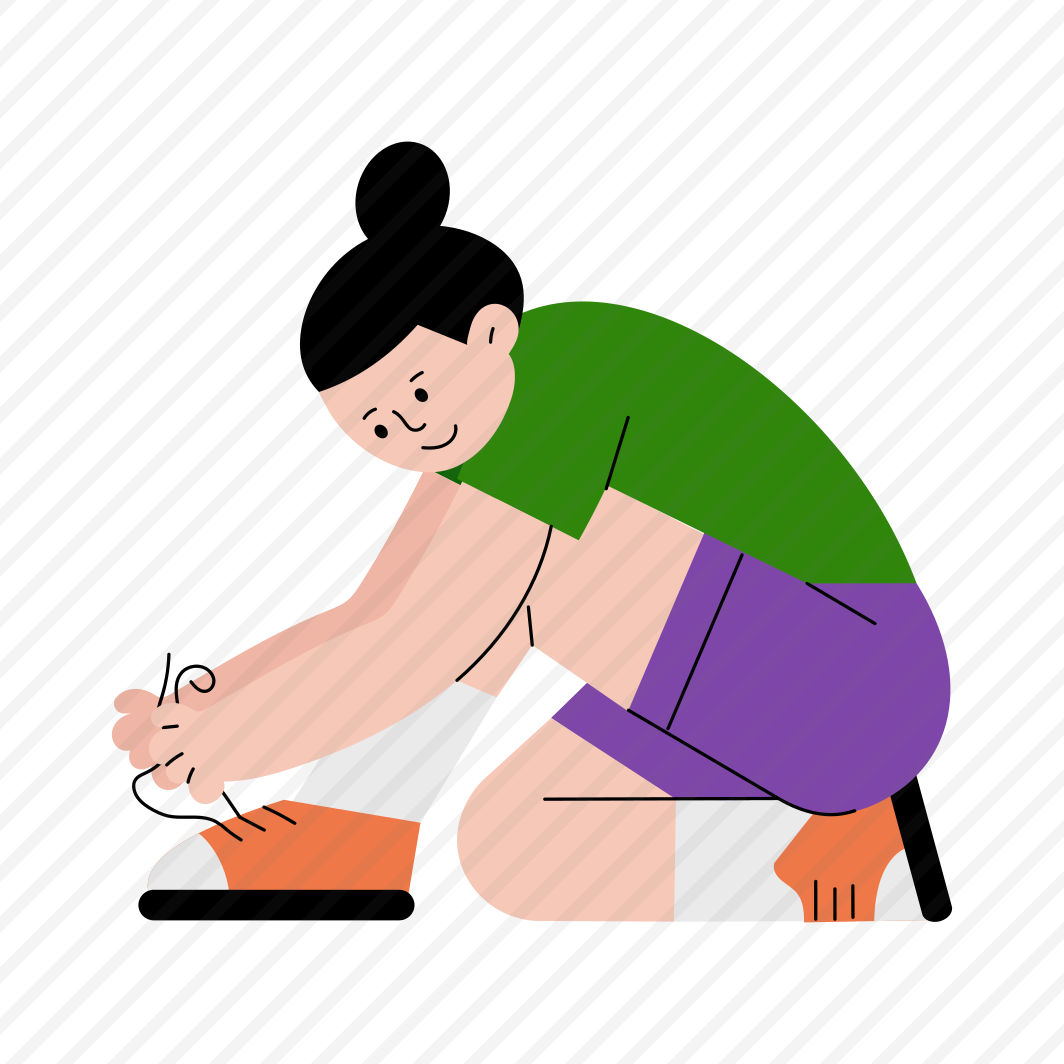 Tying Laces, Shoes, Sneakers, Practicing, Teenager preview