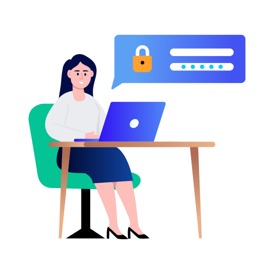 Backup Code, Password, Security, Recovery, Authentication illustration