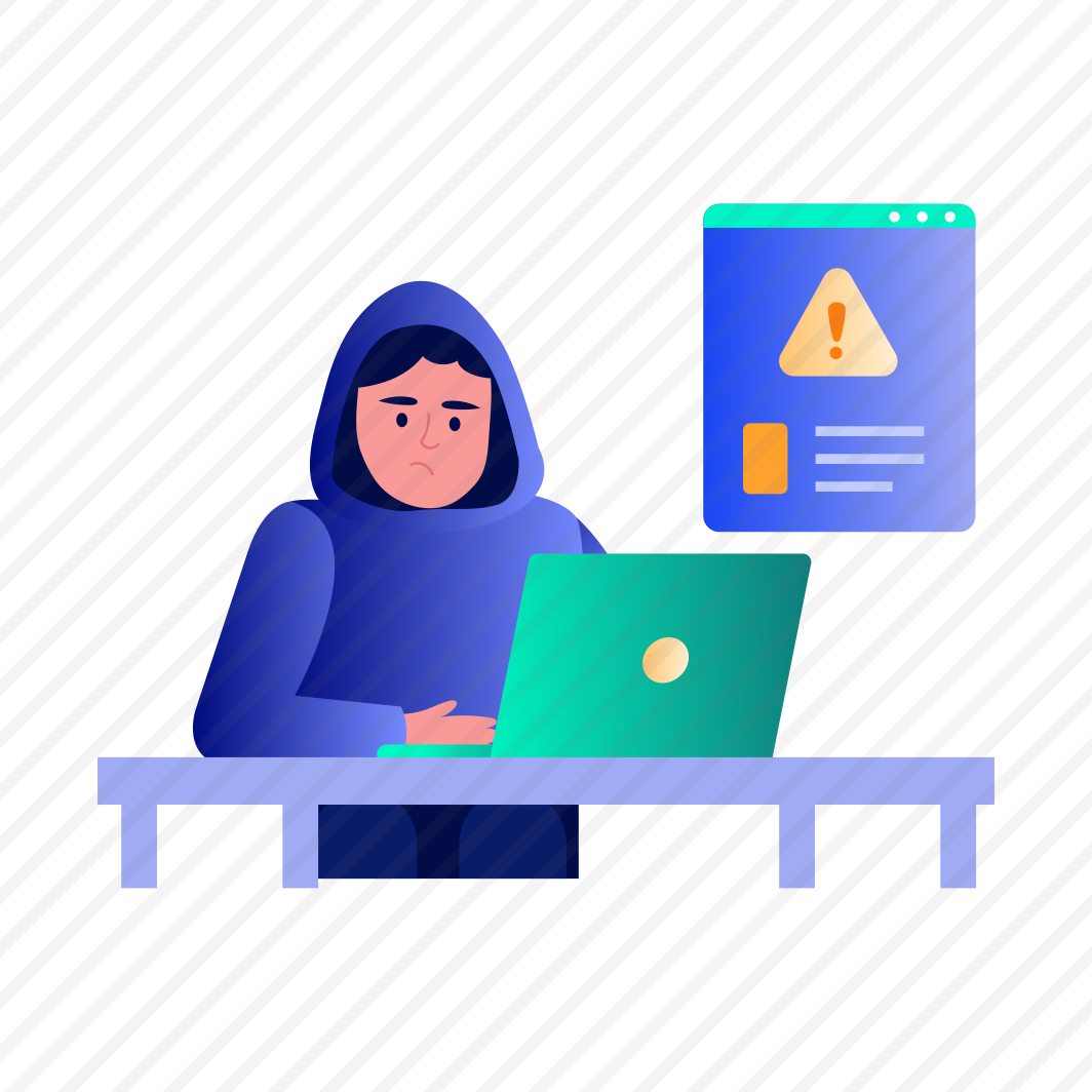 Cyber Threat, Warning, Phishing, Malware, Hacker, preview