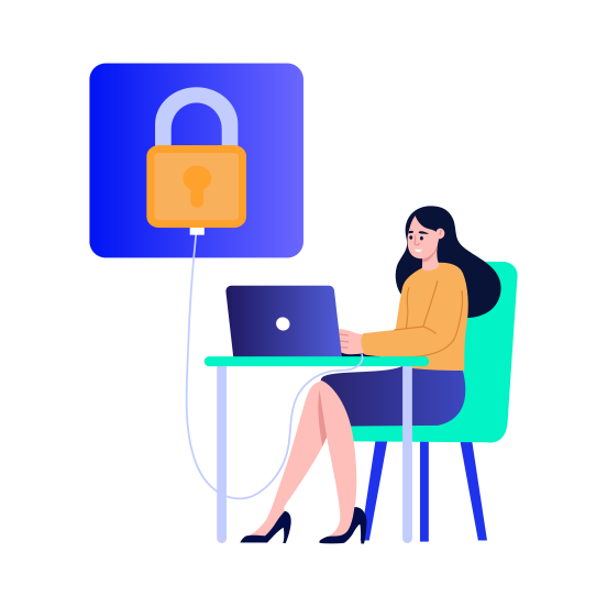 Data Theft, Cybercrime, Stolen, Vulnerability, Fraud illustration