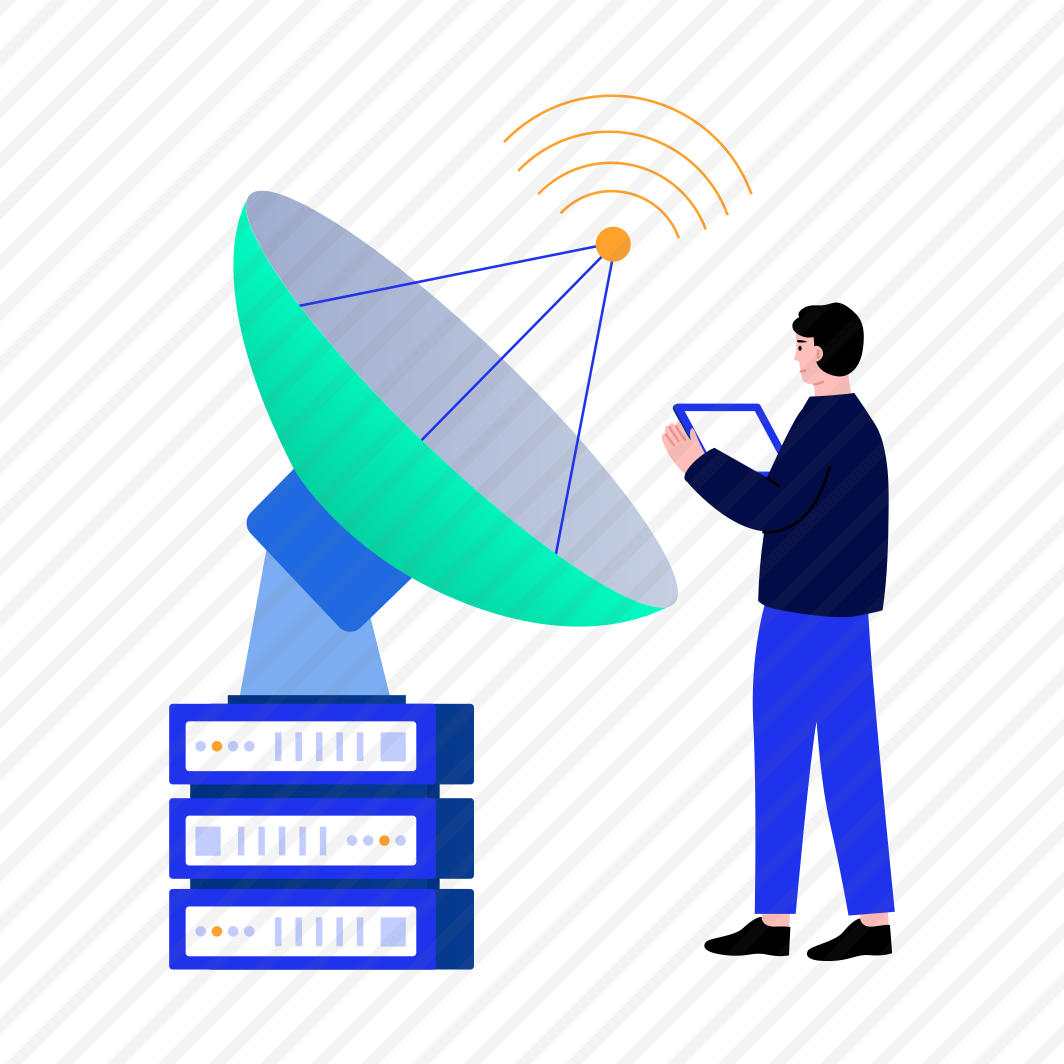 Database Satellite, Antenna, Server, Network, Infrastructure preview