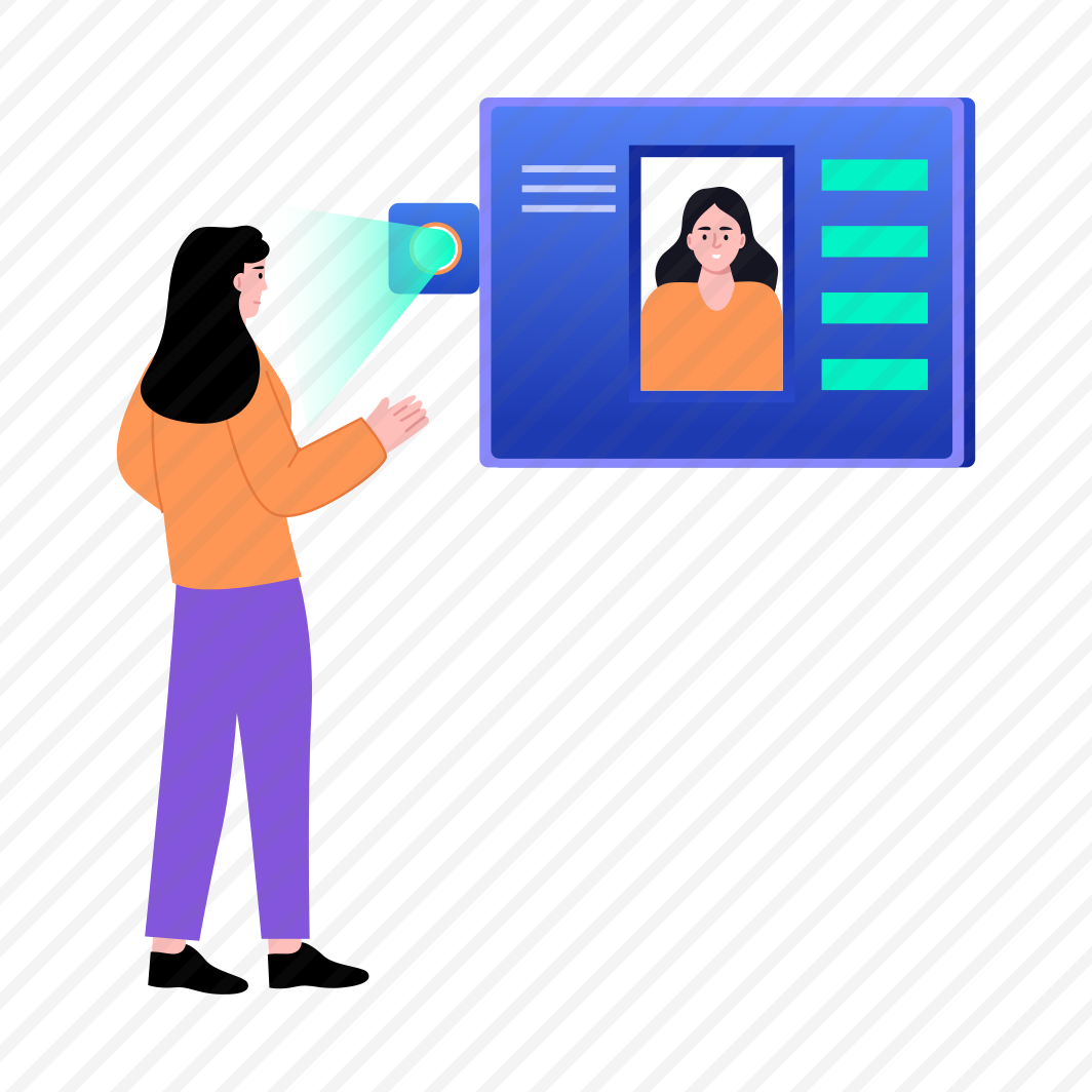 Facial Recognition, Biometric, Identification, Authentication, Scanner preview