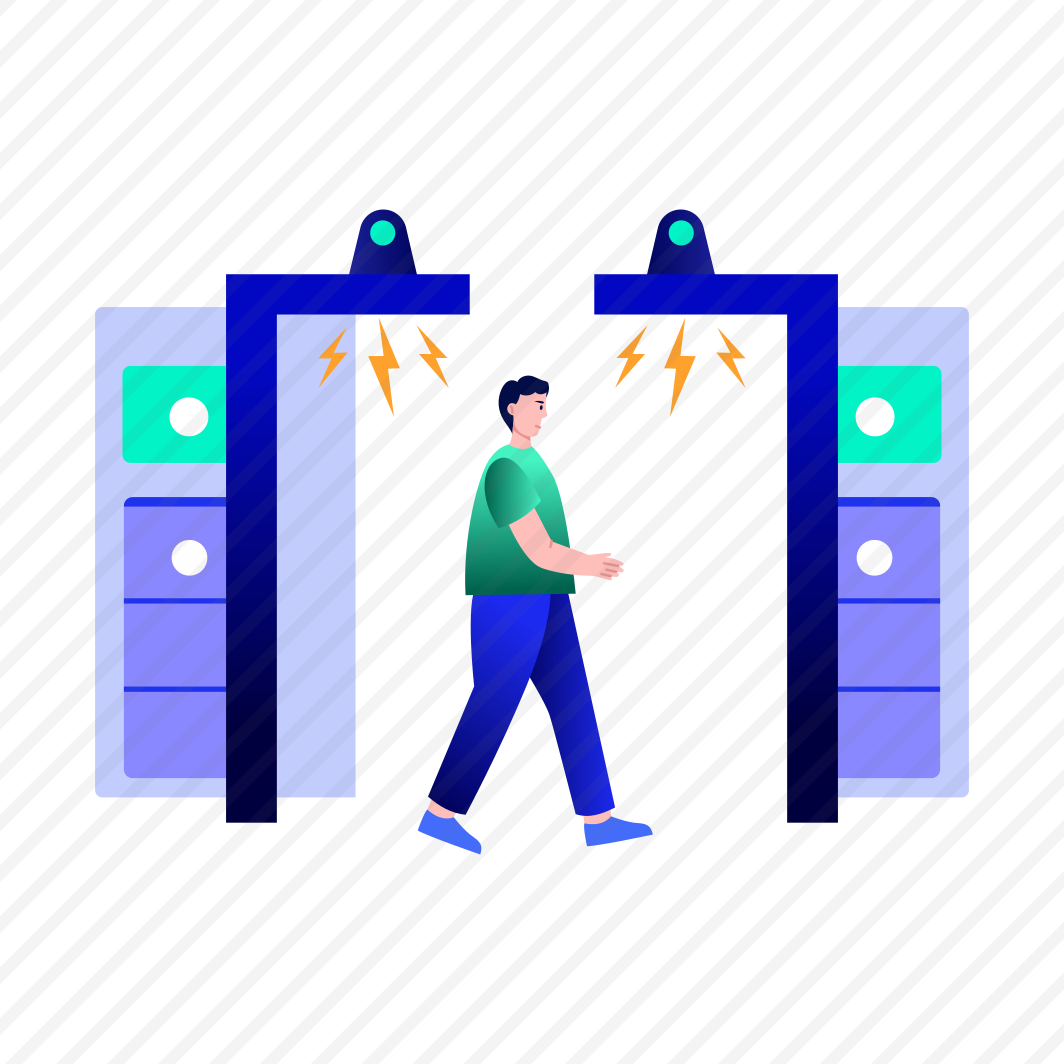 Security Scanner, Detection, Entrance, Checkpoint, Monitoring preview