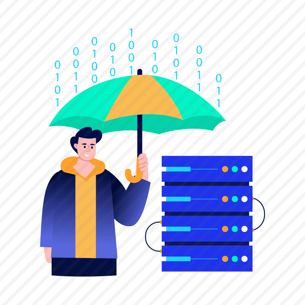 Server Protection, Network, Data, Safe, Secure preview