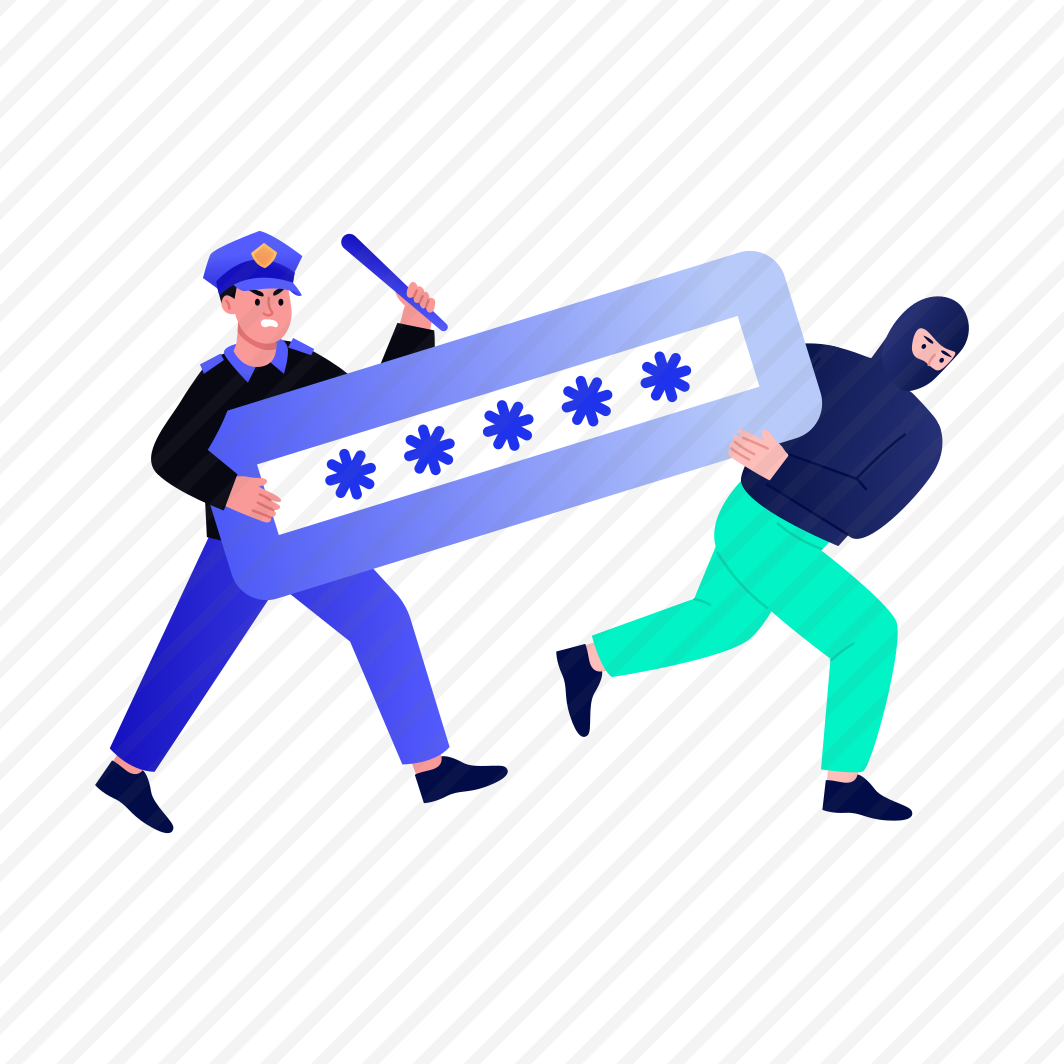 Stealing Password, Theft, Hacker, Cybercrime, Exploit preview