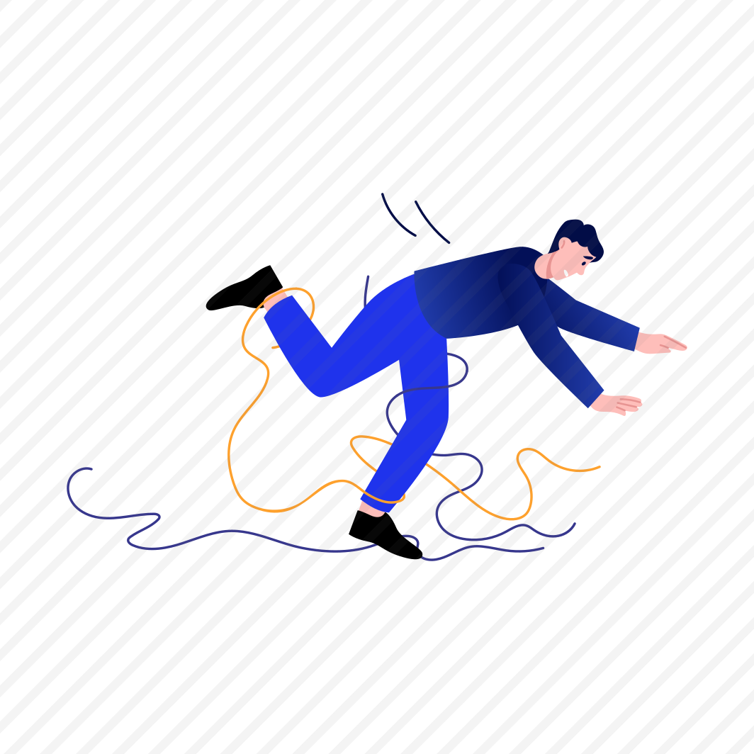 Tripping Wire, Obstacle, Hurdle, Accident, Caution preview