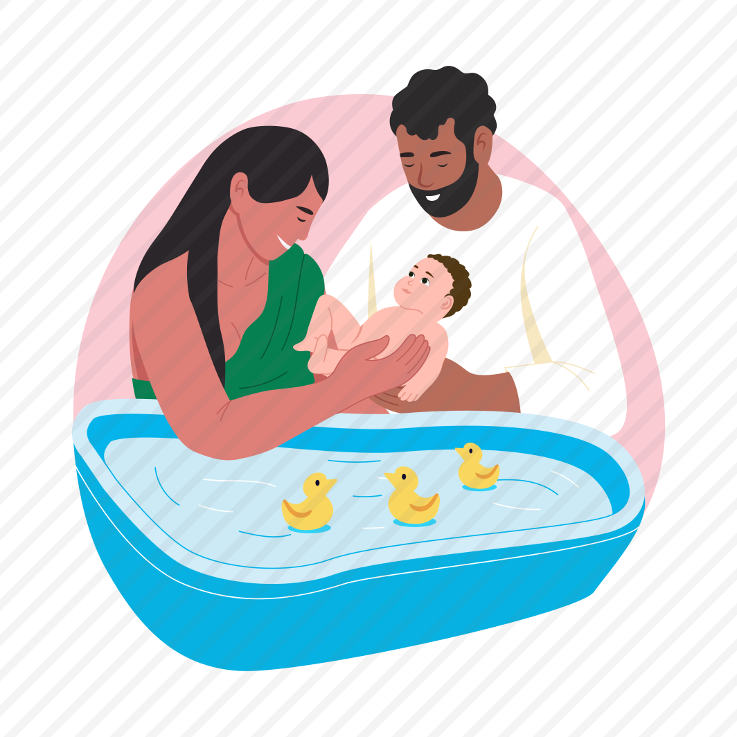 Baby Bath, Cleaning, Parenting, Hygiene, Newborn preview