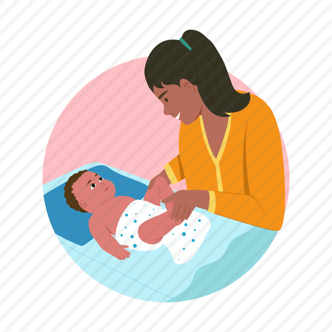 Diaper Duty, Changing, Hygiene, Cleaning, Motherhood, preview