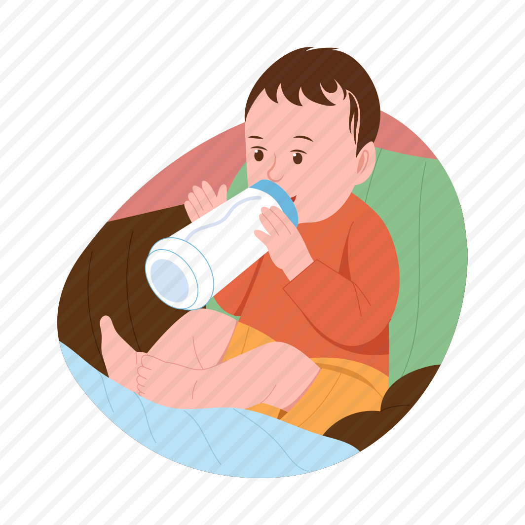 Drinking Milk, Feeding, Bottle, Sipping, Baby preview