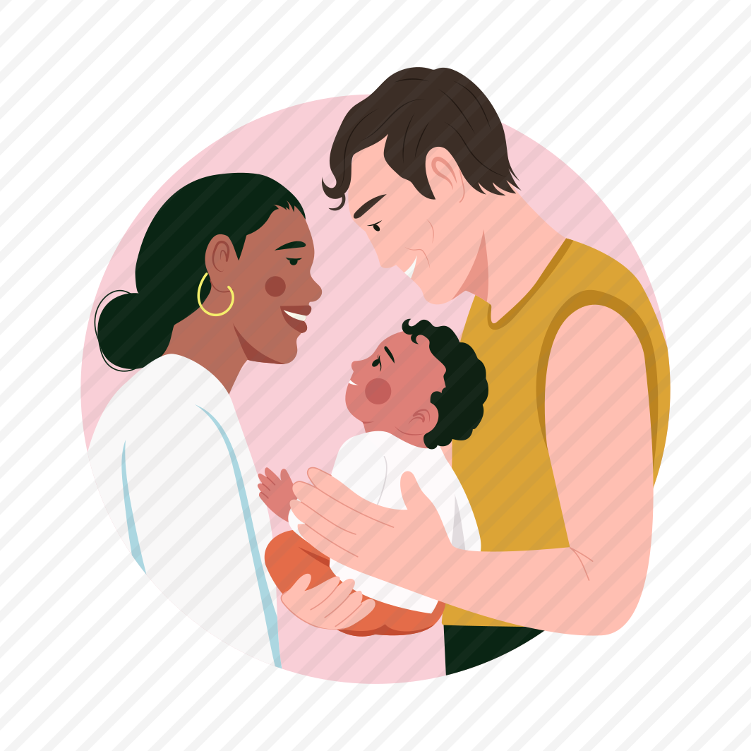 Happy Parents, Laughing, Smiling, Affection, Family preview