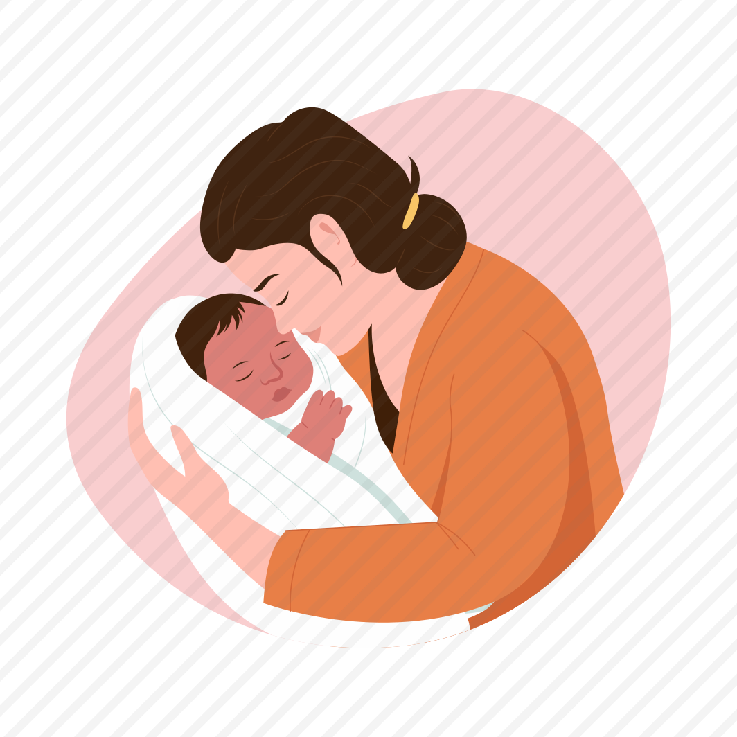 Kissing Newborn, Cuddling, Motherhood, Maternity, Newborn preview