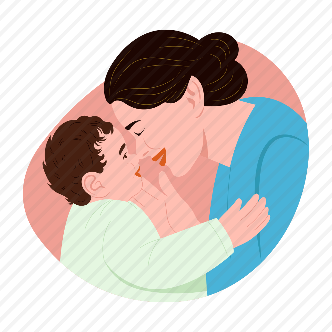 Nuzzling, Affection, Embrace, Motherhood, Newborn preview