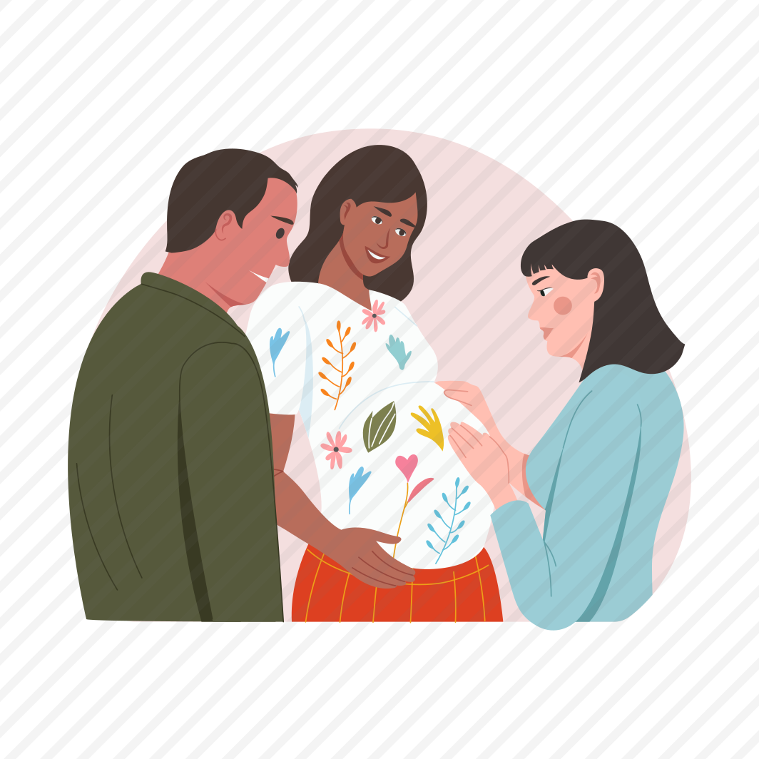 Pregnant Couple, Expecting, Excitement, Happiness, Maternity preview