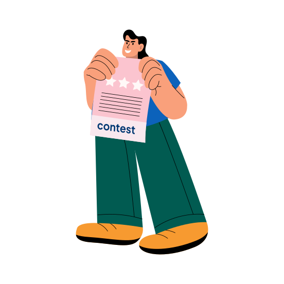 Contest, Sweepstakes, Incentives, Customer, Advertising illustration