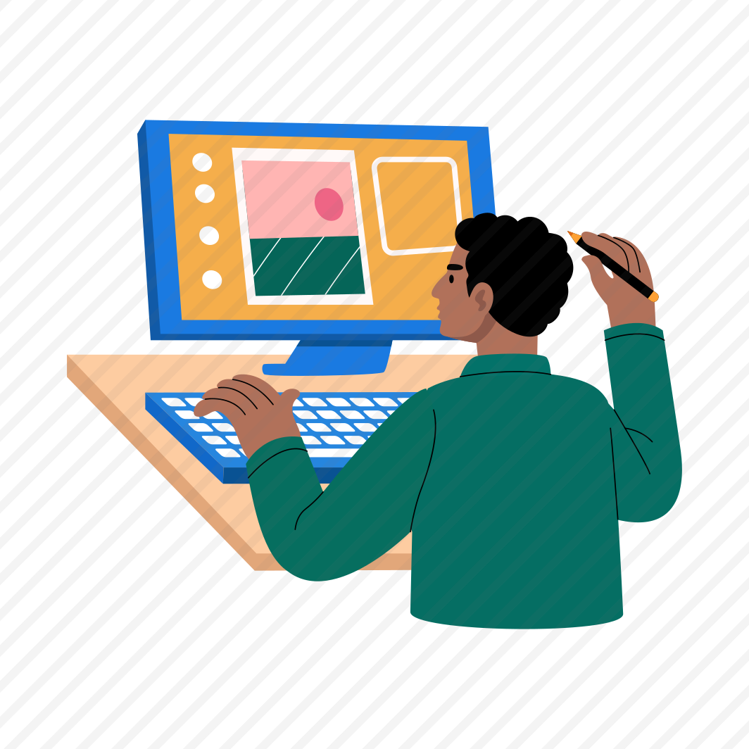 Designer, Artist, Working, Employee, Ad Designing preview