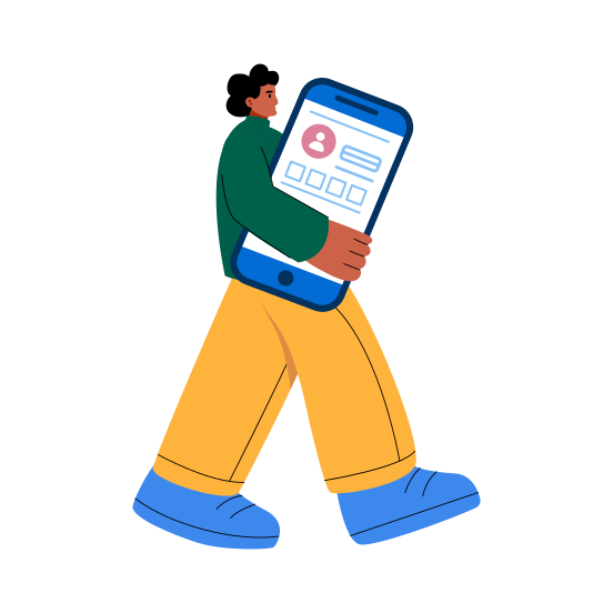 Digital Marketer, Strategist, Influencer, Promoter, User illustration