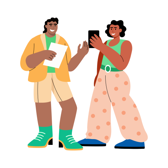 Influencers, Ambassadors, Promoters, Advertising, Vloggers illustration