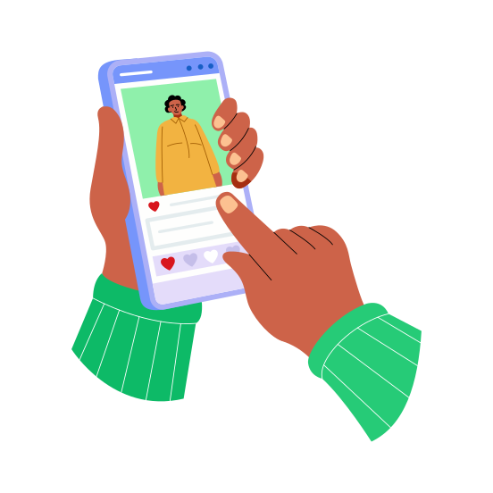 Like Post, Ad, Media, Content, Feedback illustration