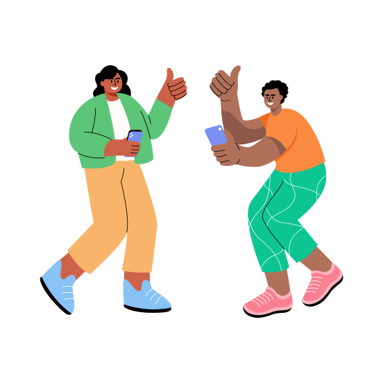 Media Users, Audience, Consumers, Viewers, Influencers illustration